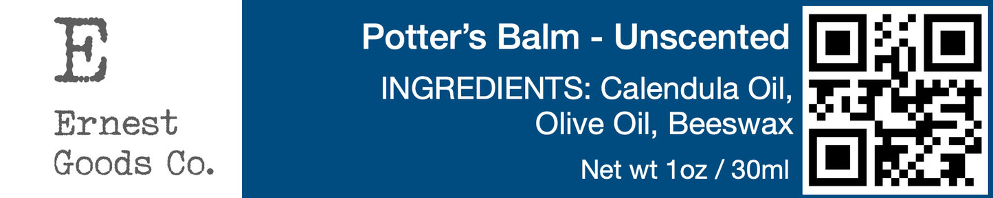 Unscented Potter’s Balm