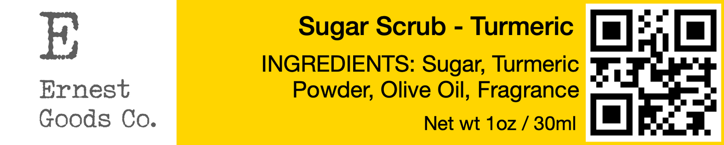 Turmeric Sugar Scrub